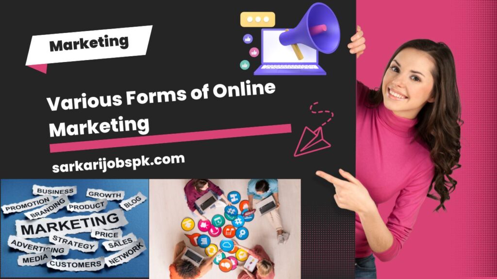 Various Forms of Online Marketing